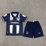 Monterrey 25/26 Blue/White Home Kids Jersey Set