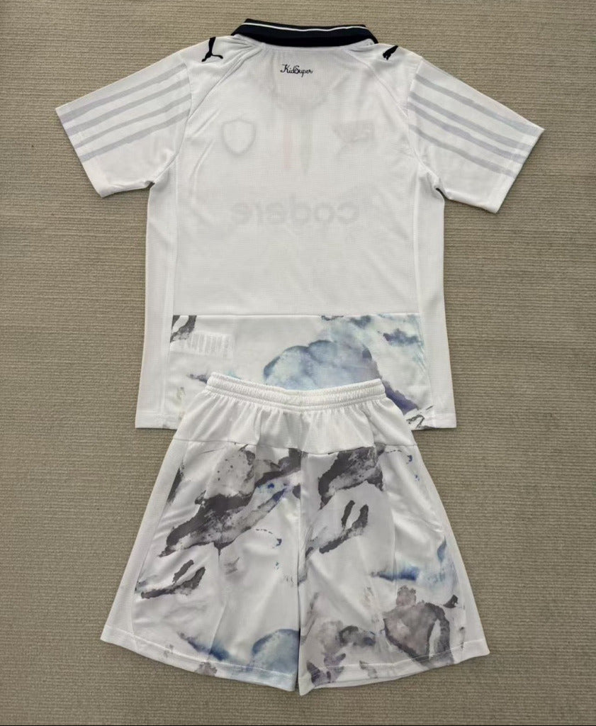 Monterrey 25/26 White Away Kids Jersey Set