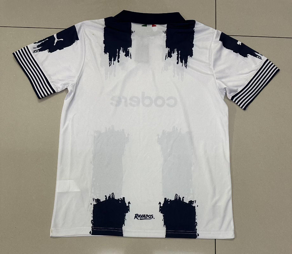 Monterrey 25/26 White/Black Stripe Away Jersey
