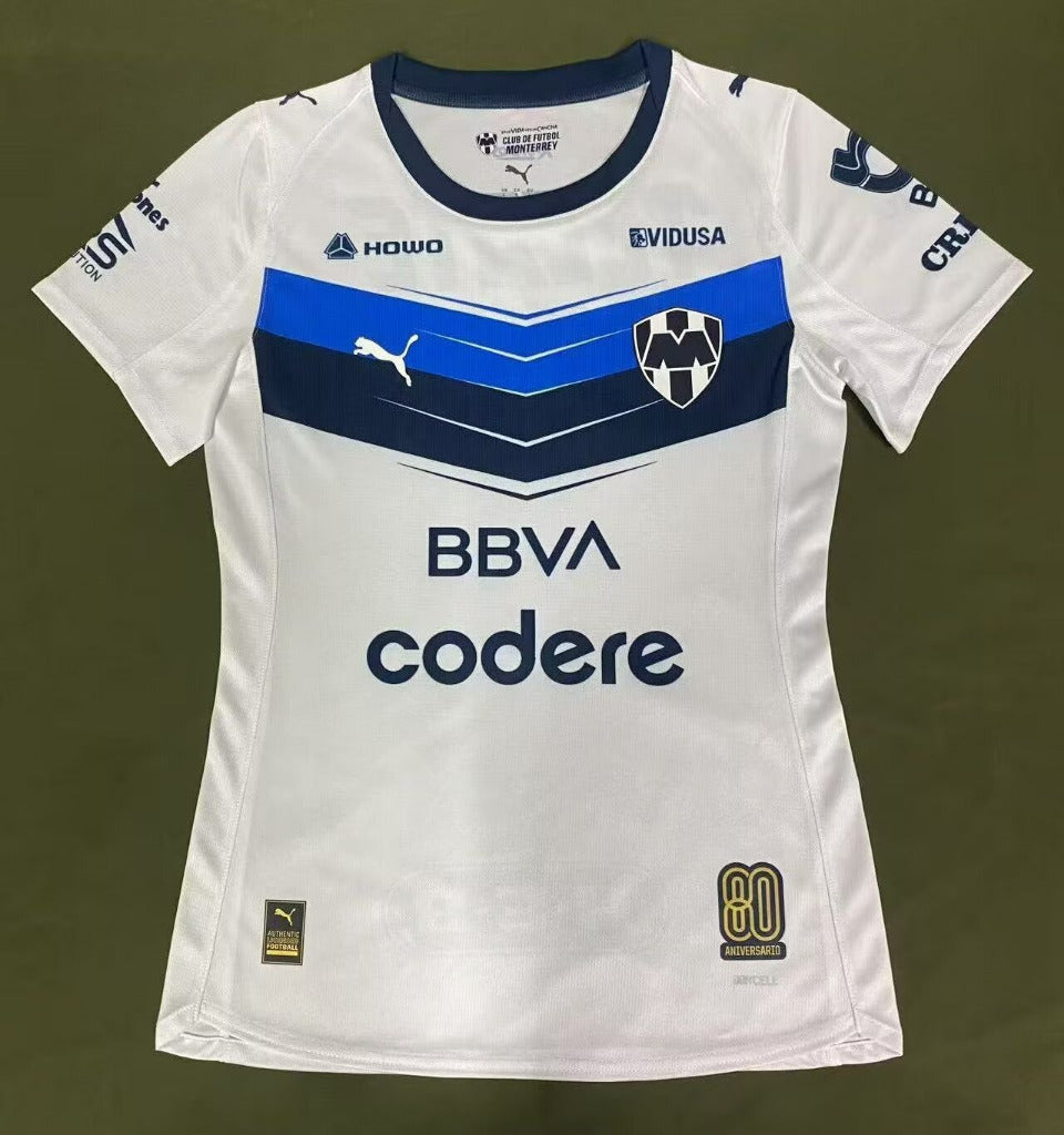 Monterrey 25/26 White/Navy Away Women Jersey