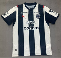 Monterrey 26/27 White/Navy Stripe Home Jersey