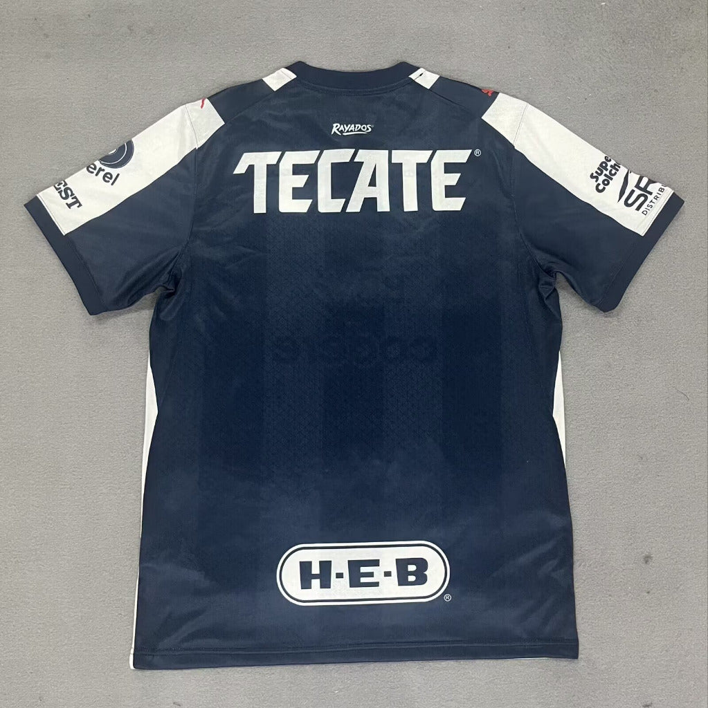 Monterrey 26/27 White/Navy Stripe Home Jersey