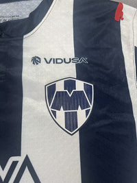Monterrey 26/27 White/Navy Stripe Home Jersey