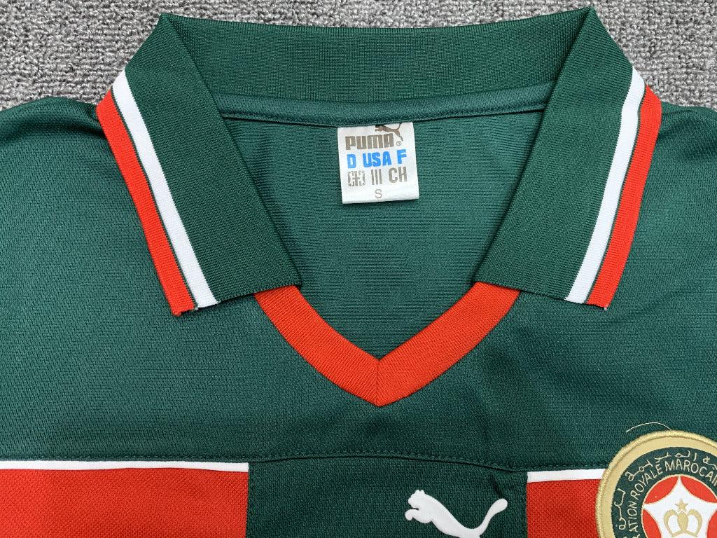 Morocco 1998 Vintage Retro Home Jersey