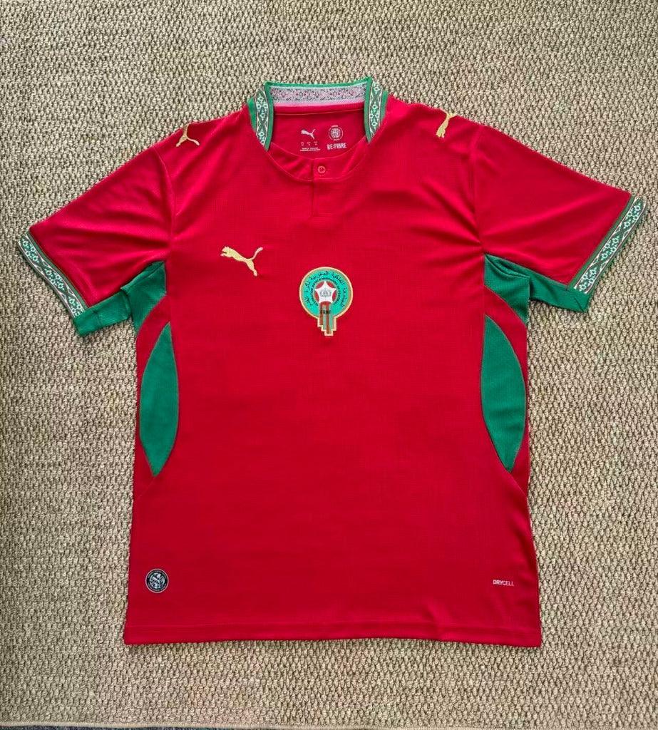 Morocco 2026 Red/Green Home Jersey