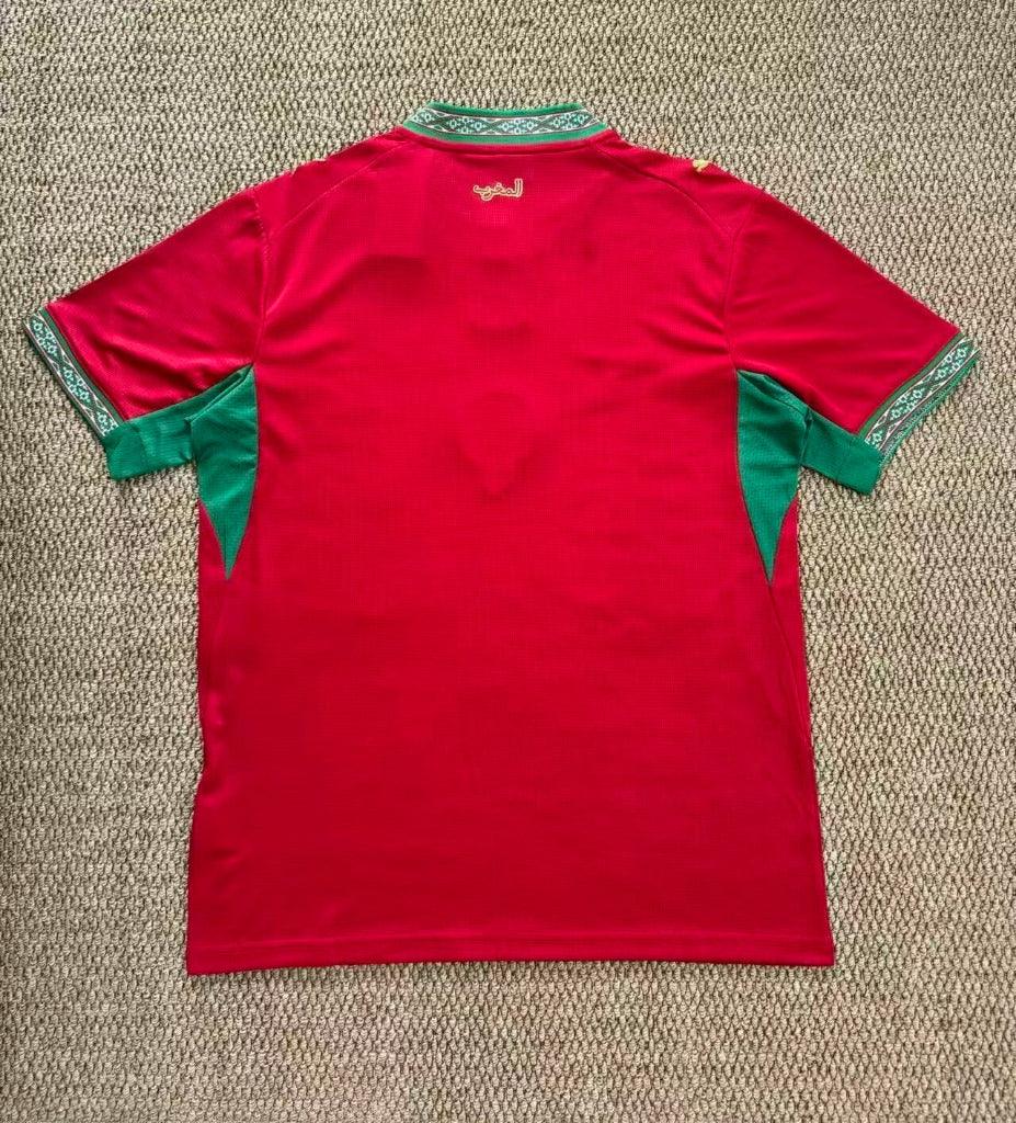 Morocco 2026 Red/Green Home Jersey