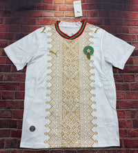 Morocco 2026 World Cup Gold/White Away Jersey