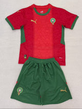 Morocco 25/26 Home Kids Jersey Set