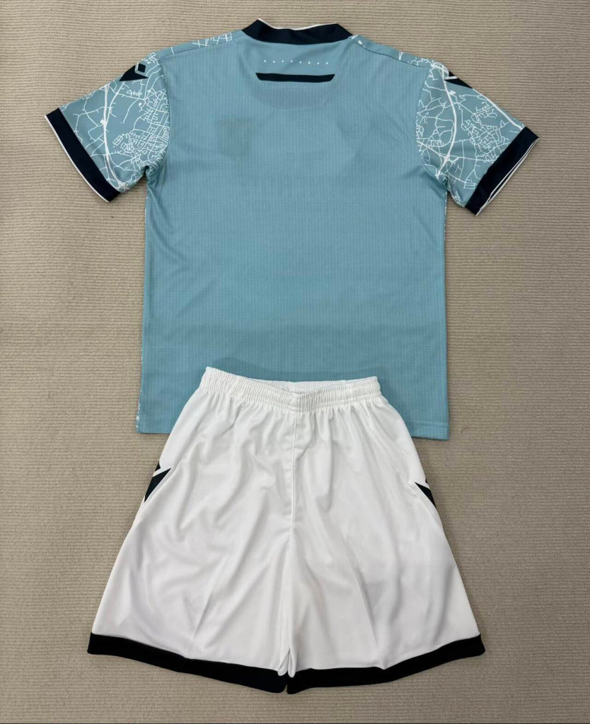 Nantes 25/26 Blue/Black Away Kids Jersey Set