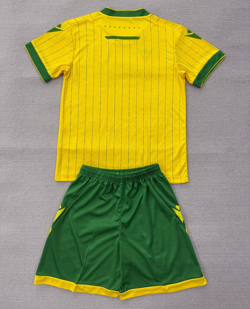 Nantes 25/26 Yellow Home Kids Jersey Set