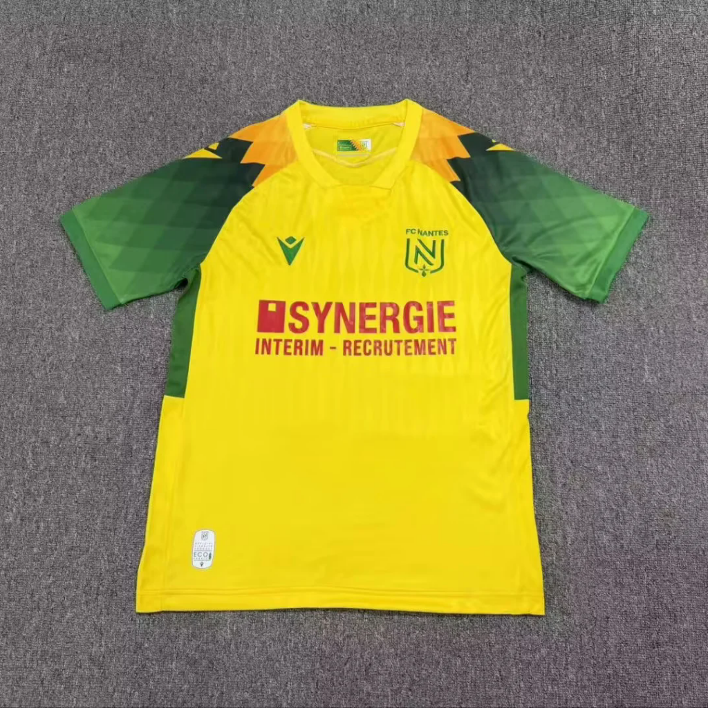 Nantes 26/27 Yellow/Green Home Jersey
