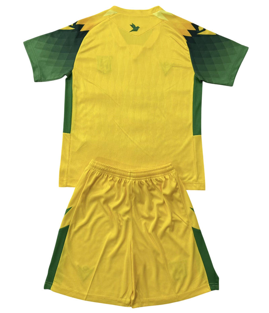 Nantes 26/27 Yellow/Green Home Kids Jersey Set