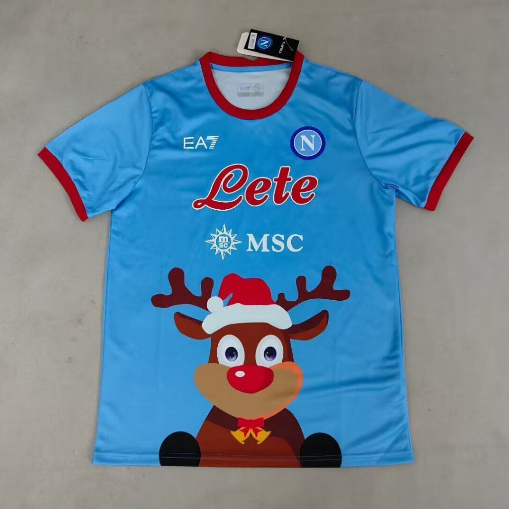 Naples 25/26 Blue/Red Special Edition Christmas Jersey
