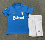 Napoli 1987/88 Home Kids Jersey Set