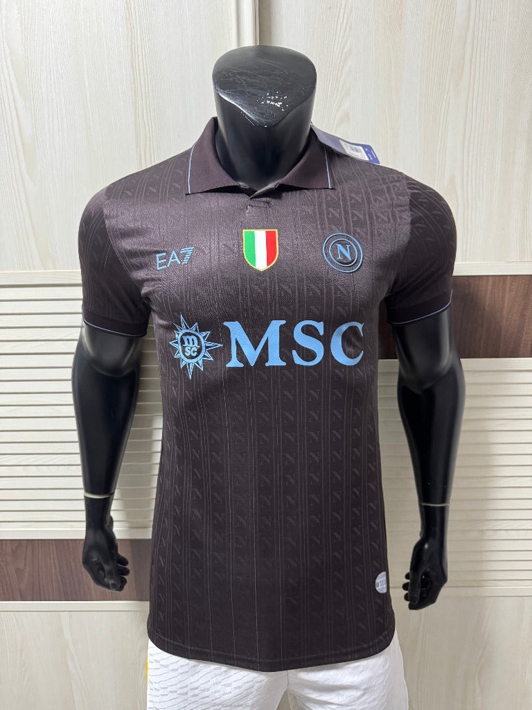 Napoli 25/26 Black Third Player Version Jersey