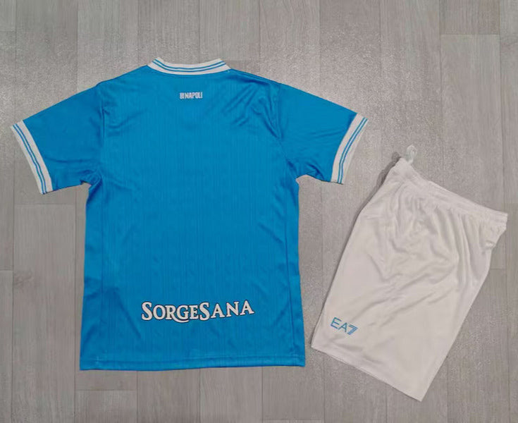 Napoli 25/26 Blue Home Kids Jersey Set
