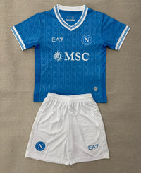 Napoli 25/26 Blue/White Home Kids Jersey Set