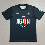 Napoli 25/26 Champion Version Black T-shirts
