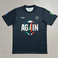 Napoli 25/26 Champion Version Black T-shirts
