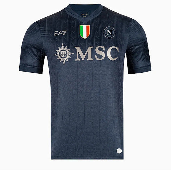 Napoli 25/26 Navy/Silver Champions League Third Jersey