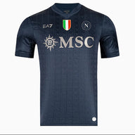 Napoli 25/26 Navy/Silver Champions League Third Jersey