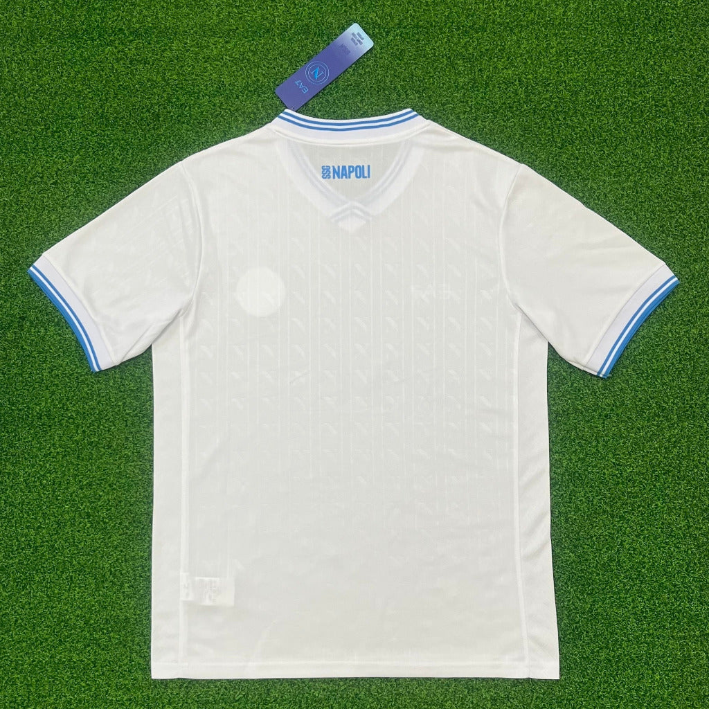 Napoli 25/26 White/Blue Champions League Away Jersey