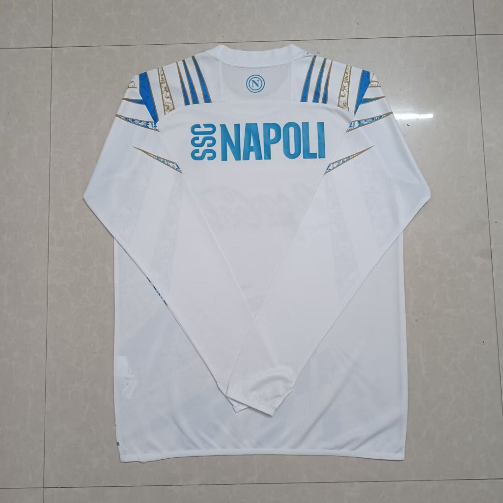 Napoli 25/26 White Training Long Sleeve Jersey