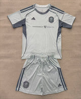 Nashville 25/26 Gray Pre-Game Kids Jersey Set