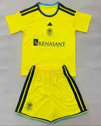 Nashville 26/27 Yellow/Black Home Kids Jersey Set