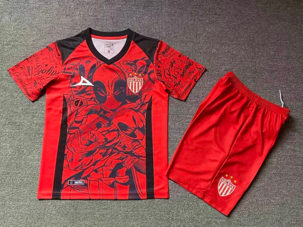 Necaxa 2026 Marvel Superhero Special Kids Jersey Set