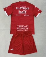 Necaxa 25/26 Red/White Away Kids Jersey Set