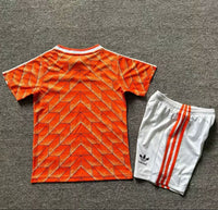 Netherlands 1988 Orange Home Kids Jersey Set