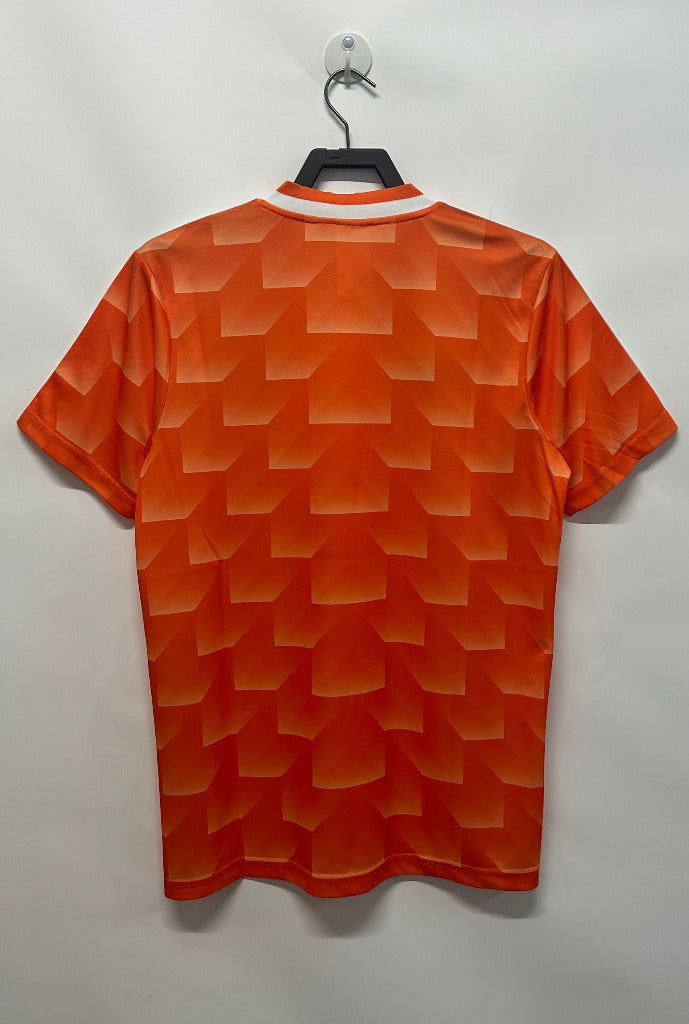 Netherlands 1988 Vintage Retro Bold Orange Home Jersey