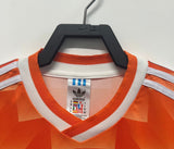 Netherlands 1988 Vintage Retro Bold Orange Home Jersey