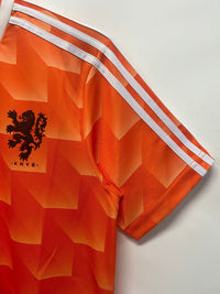 Netherlands 1988 Vintage Retro Bold Orange Home Jersey
