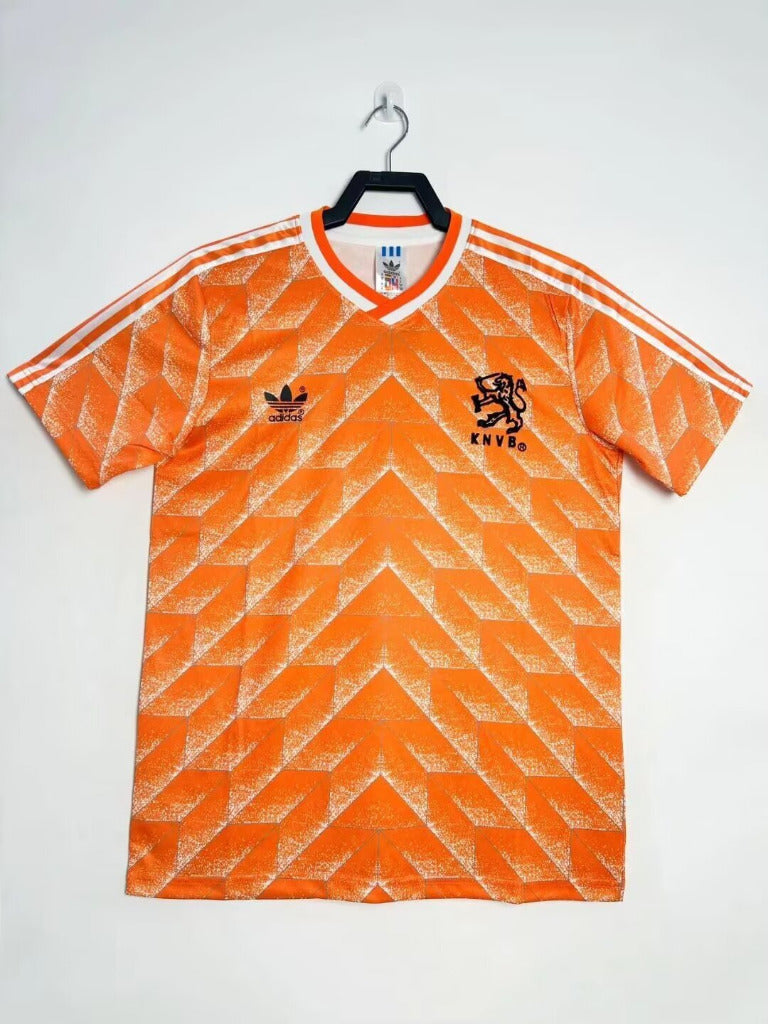Netherlands 1988 Vintage Retro Orange Home Jersey