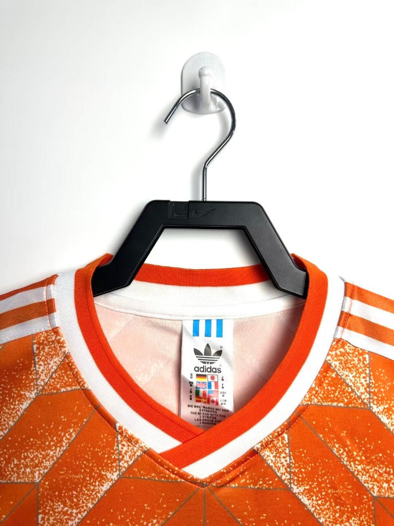 Netherlands 1988 Vintage Retro Orange Home Jersey