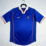 Netherlands 1998 Vintage Retro Blue Away Jersey