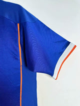 Netherlands 1998 Vintage Retro Blue Away Jersey