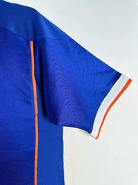 Netherlands 1998 Vintage Retro Blue Away Jersey