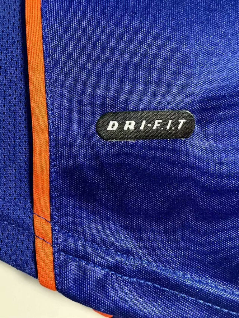 Netherlands 1998 Vintage Retro Blue Away Jersey