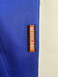 Netherlands 1998 Vintage Retro Blue Away Jersey