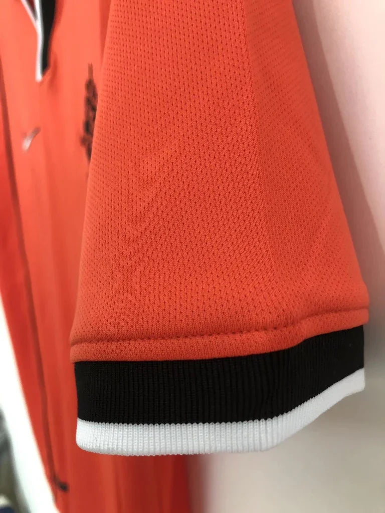 Netherlands 1998 Vintage Retro Orange Home Jersey