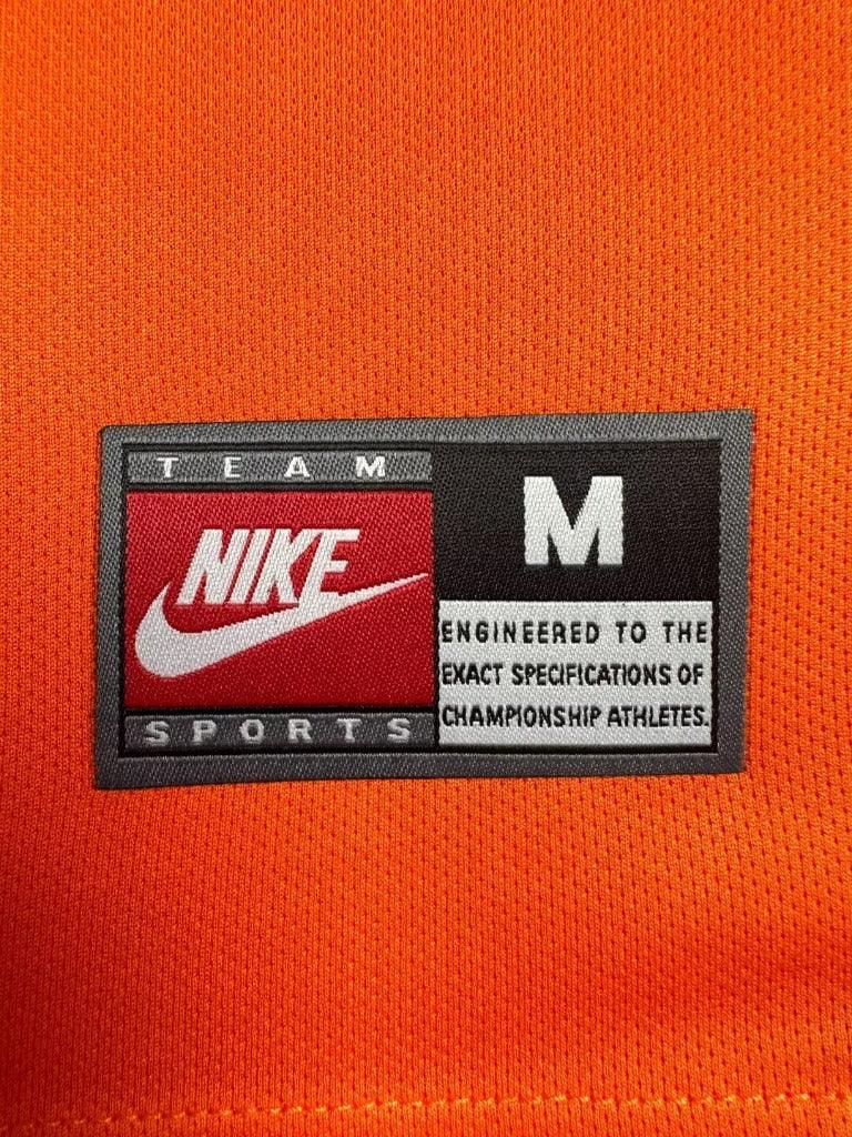 Netherlands 1998 Vintage Retro Orange Home Long Sleeve Jersey