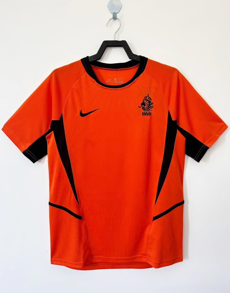 Netherlands 2002 Vintage Retro Orange Home Jersey