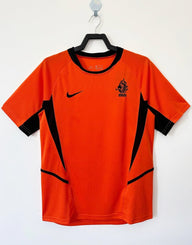 Netherlands 2002 Vintage Retro Orange Home Jersey