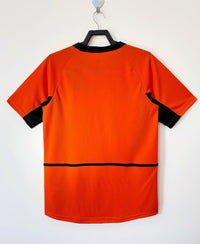 Netherlands 2002 Vintage Retro Orange Home Jersey