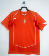 Netherlands 2004 Vintage Retro Orange Home Jersey