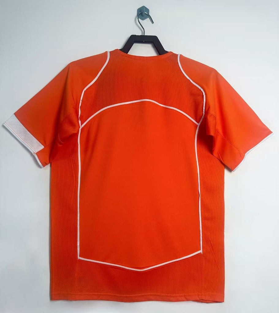 Netherlands 2004 Vintage Retro Orange Home Jersey