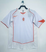 Netherlands 2004 Vintage Retro White Away Jersey
